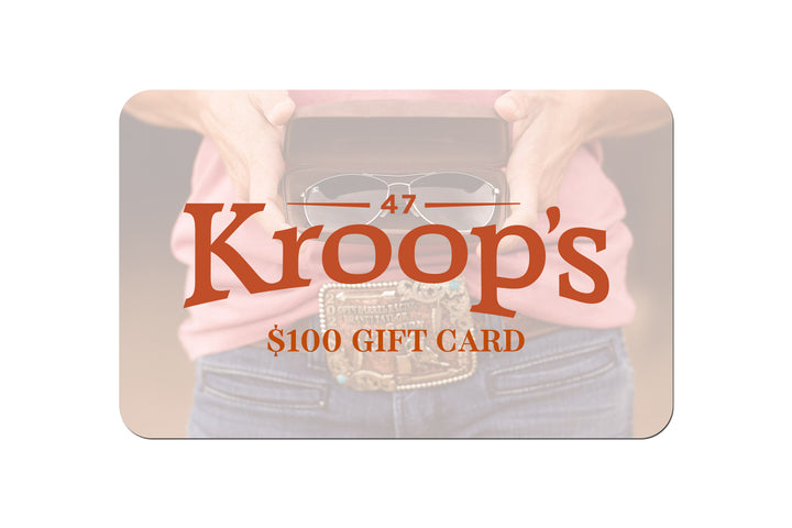 Kroop's E-Gift Card