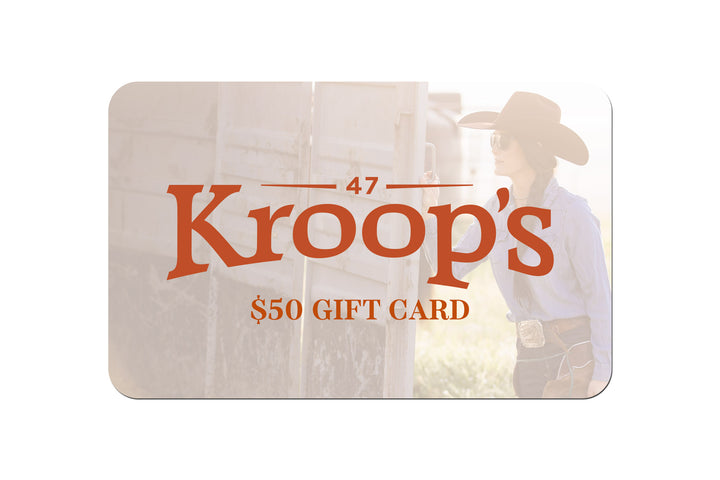 Kroop's E-Gift Card